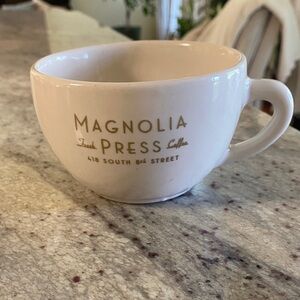 Magnolia Cream Coffee Mug RARE